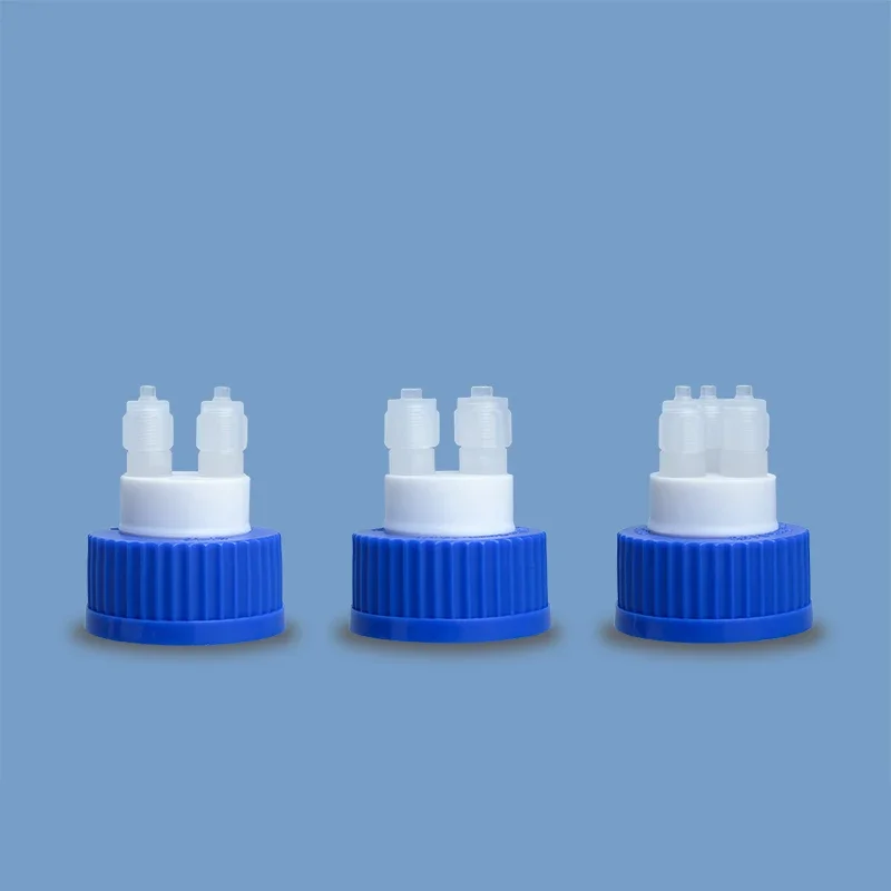 Special feeding bottle cap for fermentation tanks/GL45 porous hole cap