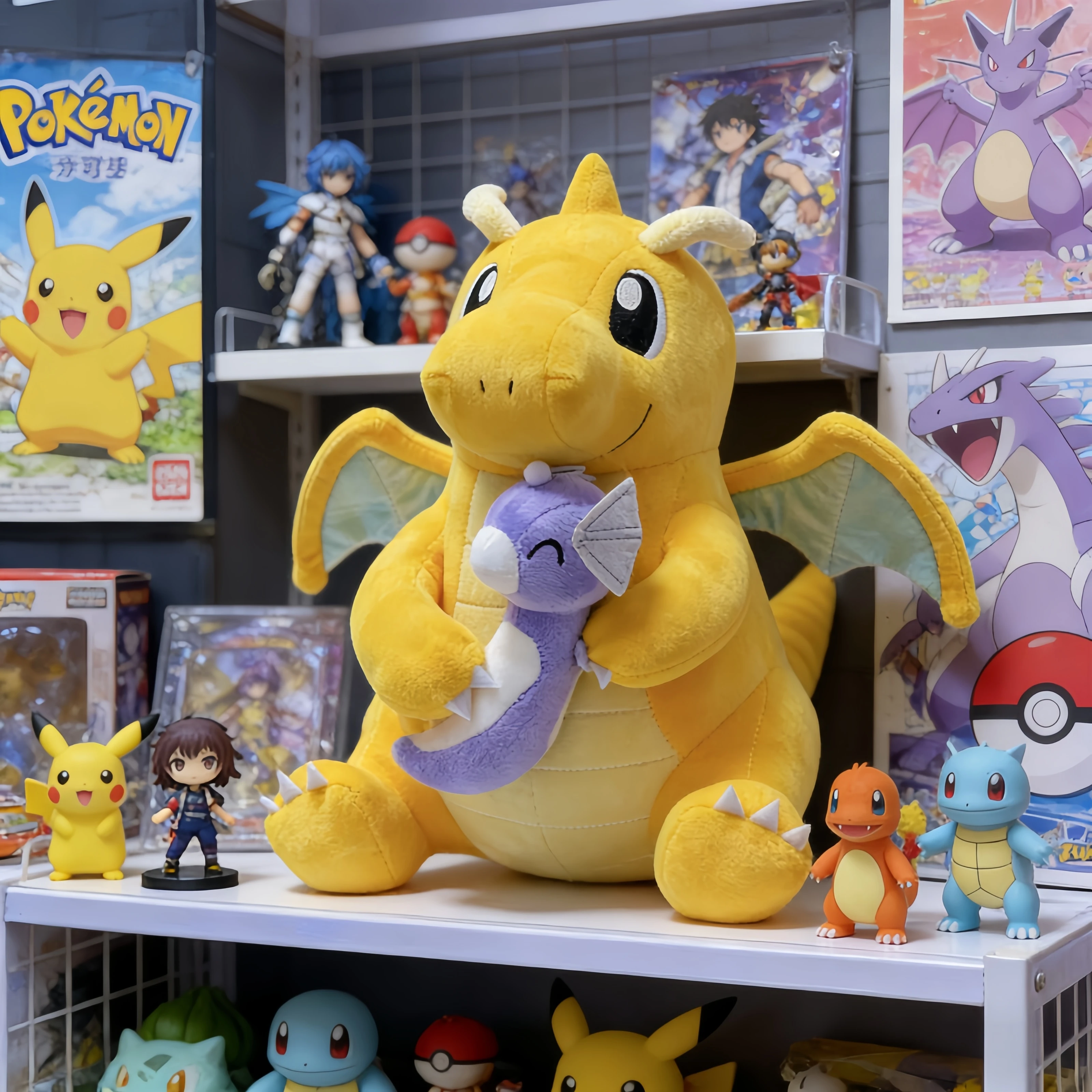 

Плюшевая игрушка Покемон Чаризард Драгонайт с Дратини, плюшевый дракон Тиранитар, плюшевая игрушка Драгапульт, плюшевая кукла Драклоак