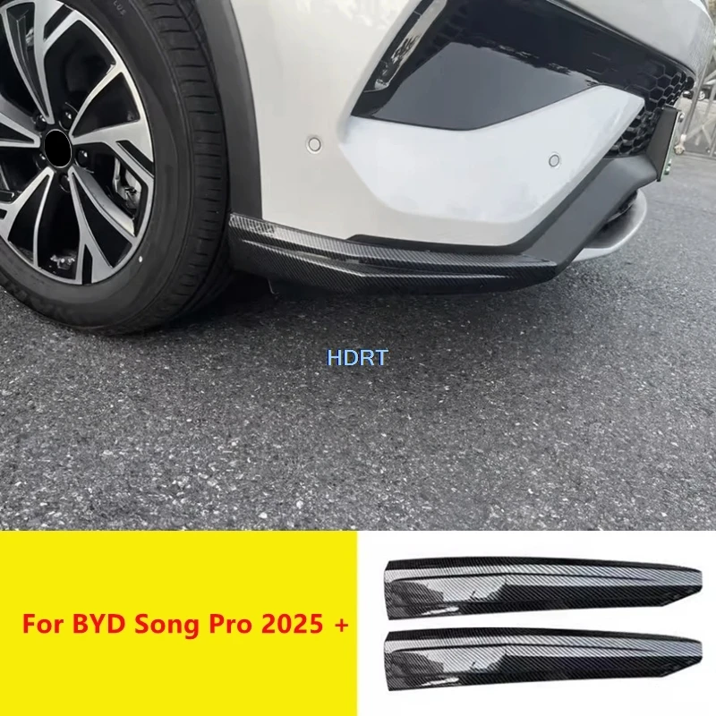 

Для BYD Song Pro 2025 + протектор, декоративные аксессуары, внешняя наклейка, Стайлинг автомобиля, угол переднего бампера, противоударная отделка