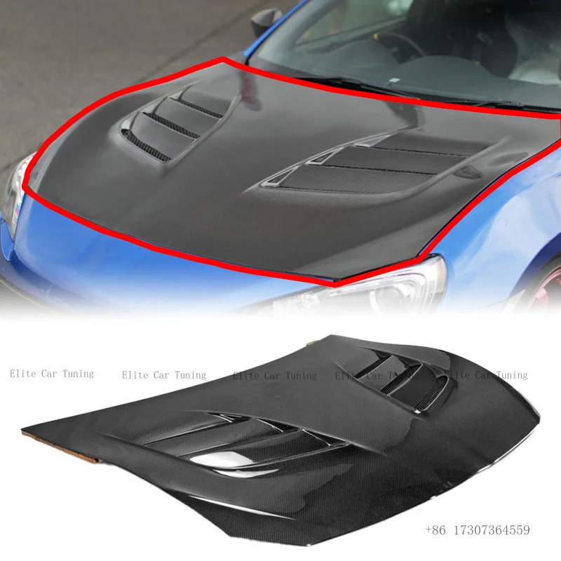 

New Carbon Fiber Vented Hood Bonnet for Toyota Subrau FT86 BRZ VRS1