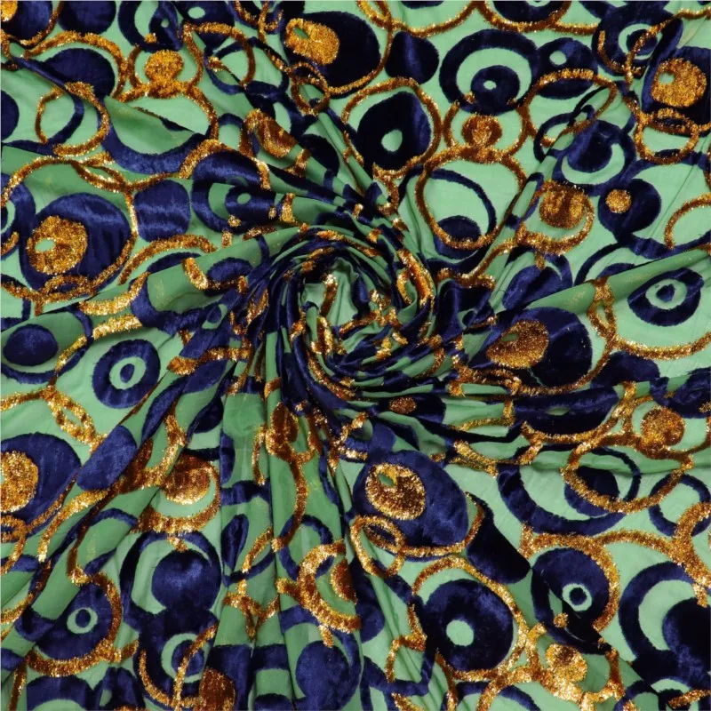 

Woven velvet brocade jacquard viscose fabric high-end dress cheongsam