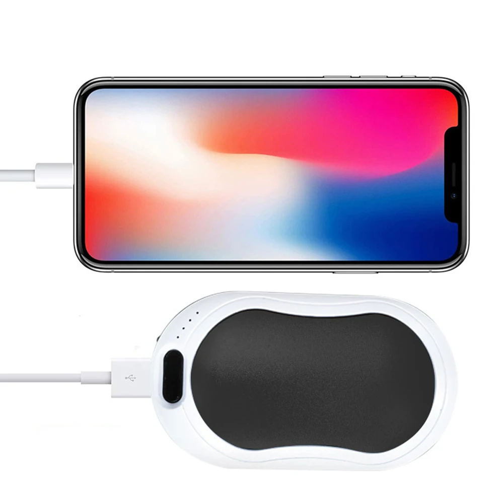 

AZ-Hand Warmers 10000Mah Long-Lasting USB Handwarmers Portable Battery Pocket Heated Hand Warmer Power Bank
