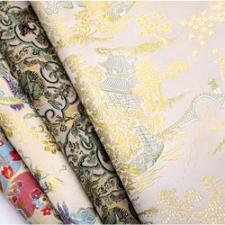 Jacquard Woven Brocade Fabric for Clothing Dress Coat Creative Fashion Designer Handmade Diy Sewing Material Cloth