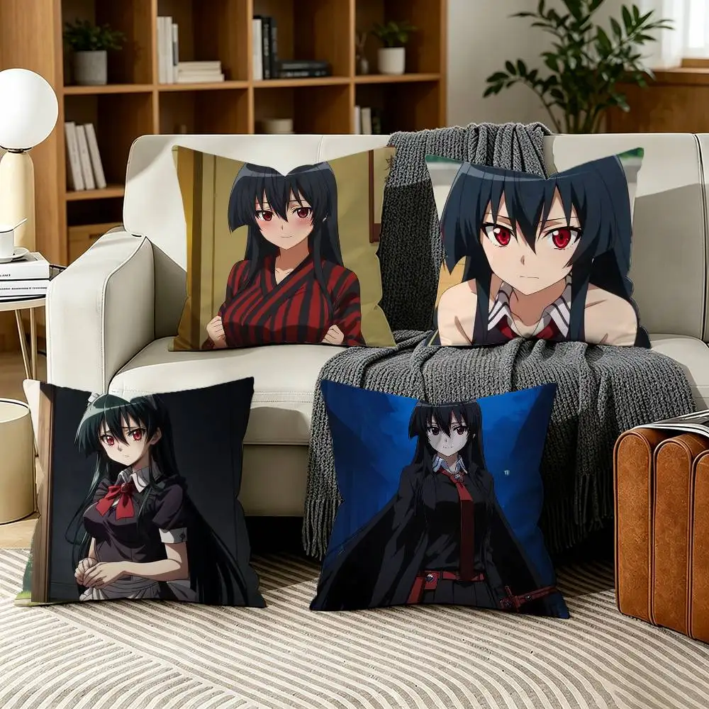 Anime Akame Hot Akame G-Ga KILL Pillow Case for Sofa Living Room Home office Decor Protective Cover