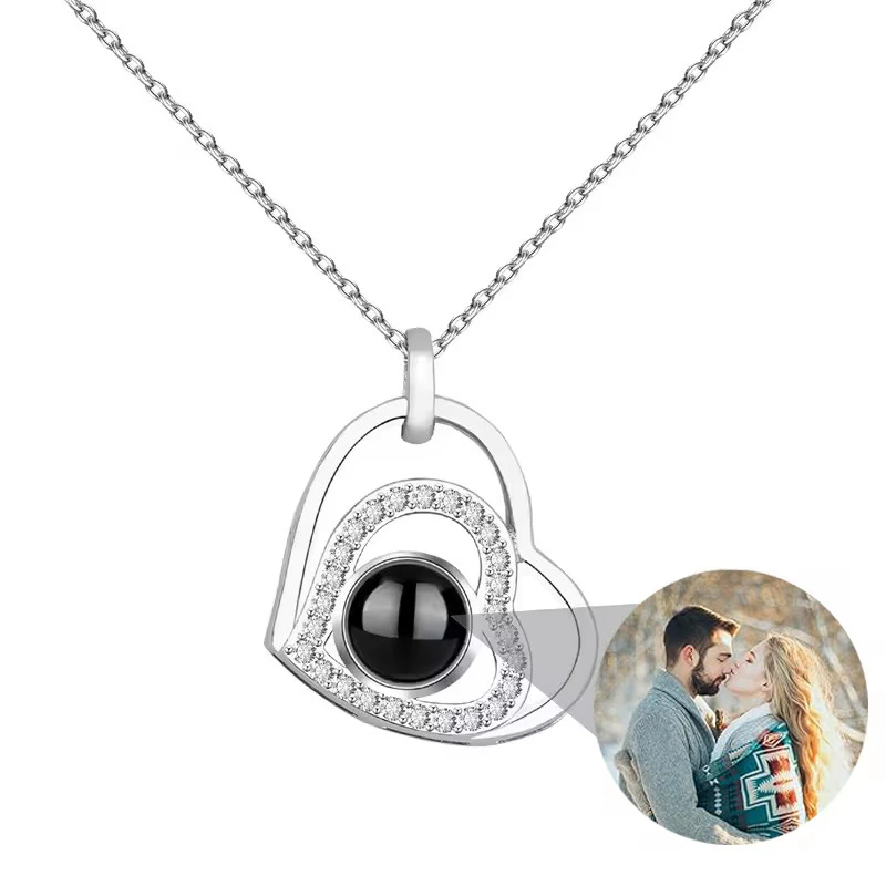 Benutzerdefinierte Fotoprojektionskamera-Halskette, personalisierte Projektions-Halskette mit Bild im Inneren, Geschenke für Frauen, Mutter, Freundin, Ehefrau – Detail 18