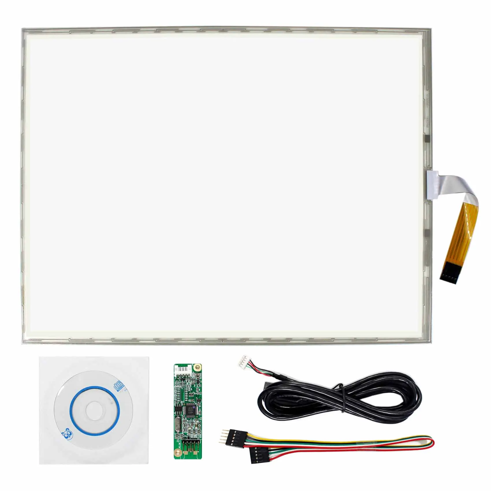 

15" 5-Wire Resistive Touch Screen with USB controller for 15" 1024x768 4:3 LCD Panel