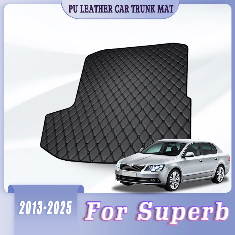

Car Trunk Mat For Skoda Superb 2025 2024 2023 2022 2021 2020 2019 2018 2017 2016 2015 2014 2013 Trunk Tray Cargo Liner Carpet