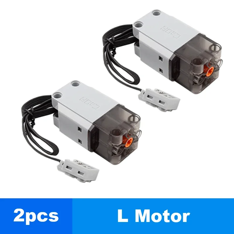 Bloques de construcción de Motor L de alto Torque, piezas de potencia, actualizaciones, funciones de potencia MOC mecánicas para bricolaje, coche teledirigido, modelo de Robot, juguete