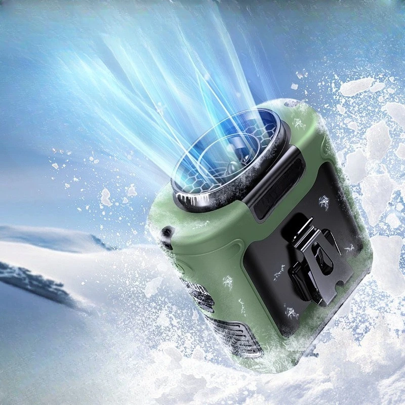 

Waist fan portable air conditioner rechargeable hand high power strong wind portable outdoor construction site camping