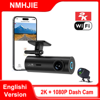 2K + 1080P Car DVR WiFi Dual Lens Dash Cam  for Car Surveillance Cameras Video Recorders Dashcam 24H Parking Monitor