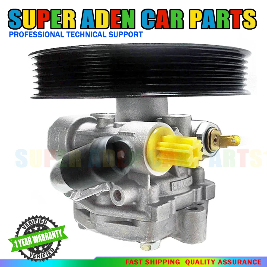 For Power Steering Pump With Pulley For Outlander MK I 2.0 4WD 2001 2002 2003 2004 2005 2006 4450A163 MN184074 MN100102 4450A025