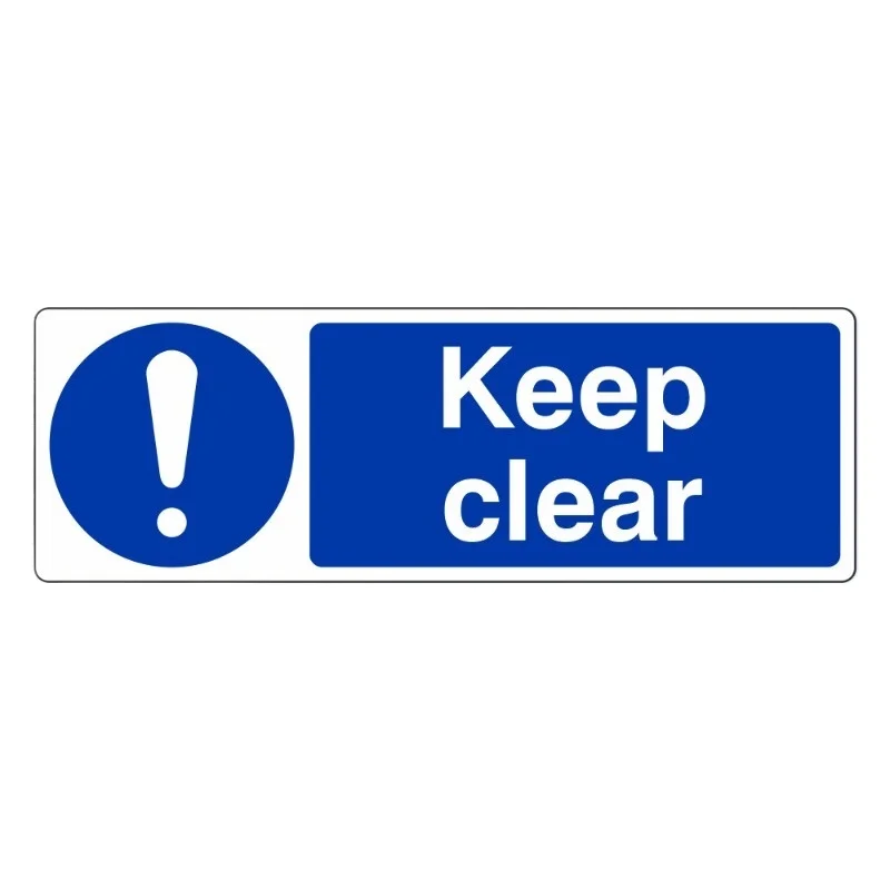 

Car decoration stickers FOR Keep Clear Sign 20CM PVCKK