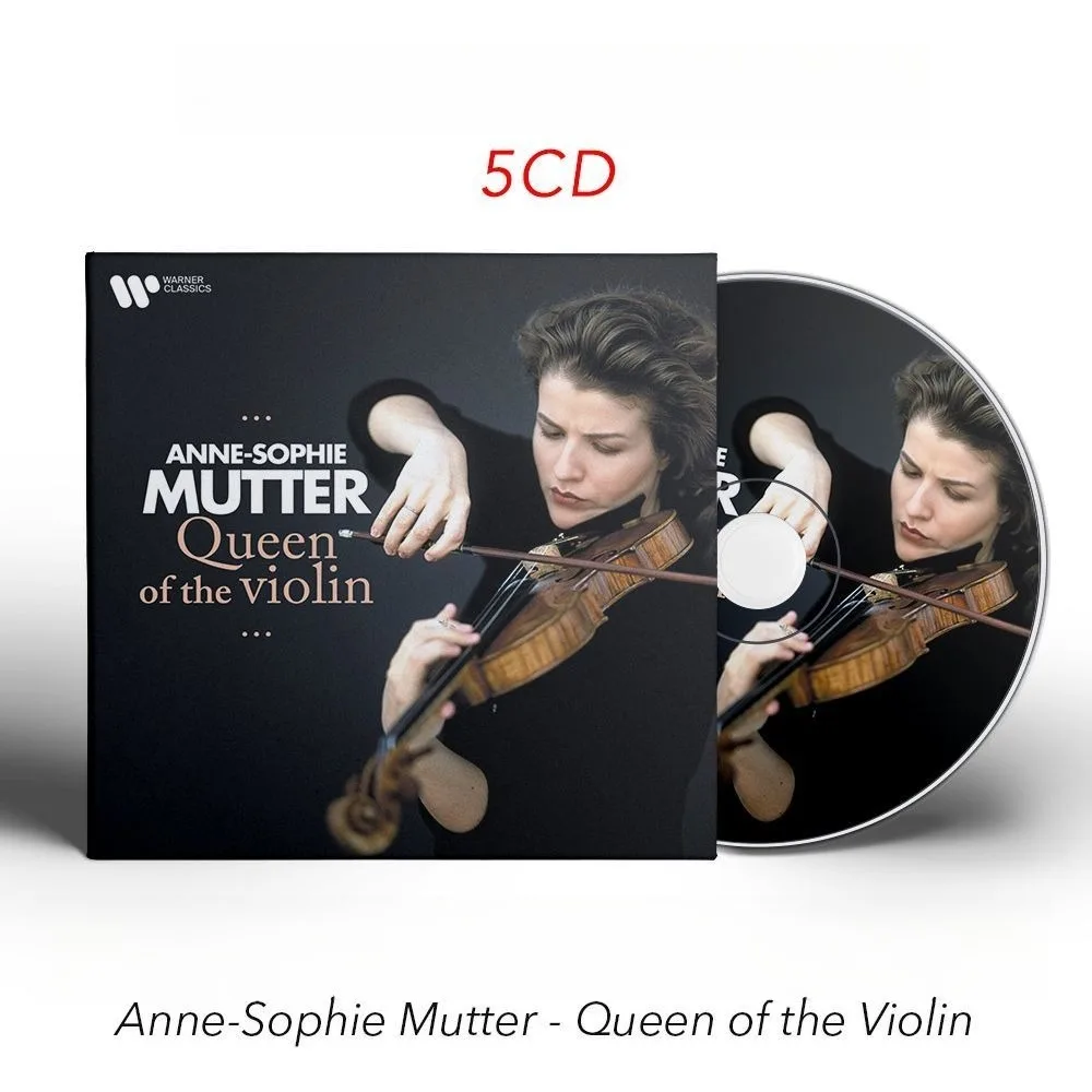 

Классический аудиофильский выбор Anne-Sophie Mutter 5CD — культовые шедеврики для скрипки — идеально подходят для воспроизведения и коллекционеров автомобилей