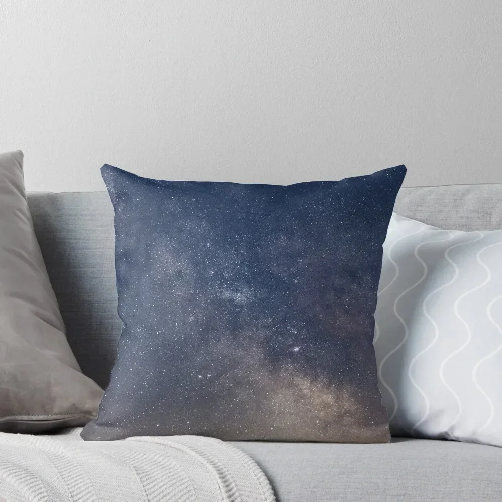 

Blue & Purple Nebula Throw Pillow luxury sofa pillows Throw Pillow pillow