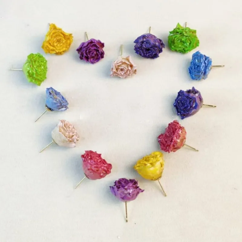 

Красочные серьги с бессмертной розой, элегантные серьги-гвоздики с натуральными цветами, ручная работа, эпоксидная смола, натуральные сушеные розы, ювелирные изделия, оптовая продажа