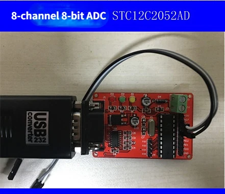 

AD Acquisition /8 Channel 8-bit Analog-to-digital Conversion/51 Single-chip Microcomputer Development Board with ADC Function