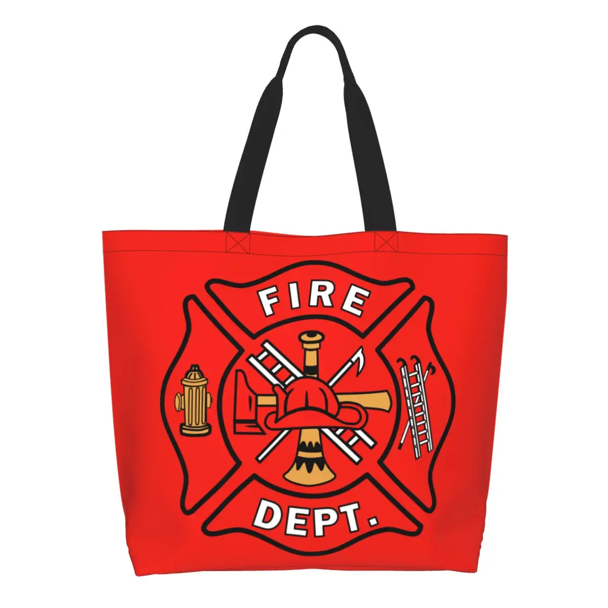 personalizado-engracado-logotipo-do-departamento-de-bombeiro-sacolas-de-compras-reutilizaveis-bombeiro-resgate-mercearia-lona-ombro-shopper-saco