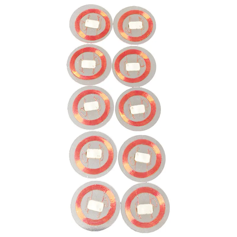 CUID Tag Gen2 electronic rewritable smart key NFC clone token 13.56Mhz 1K S50 ISO14443 changeable Transparent Coin Magic Card