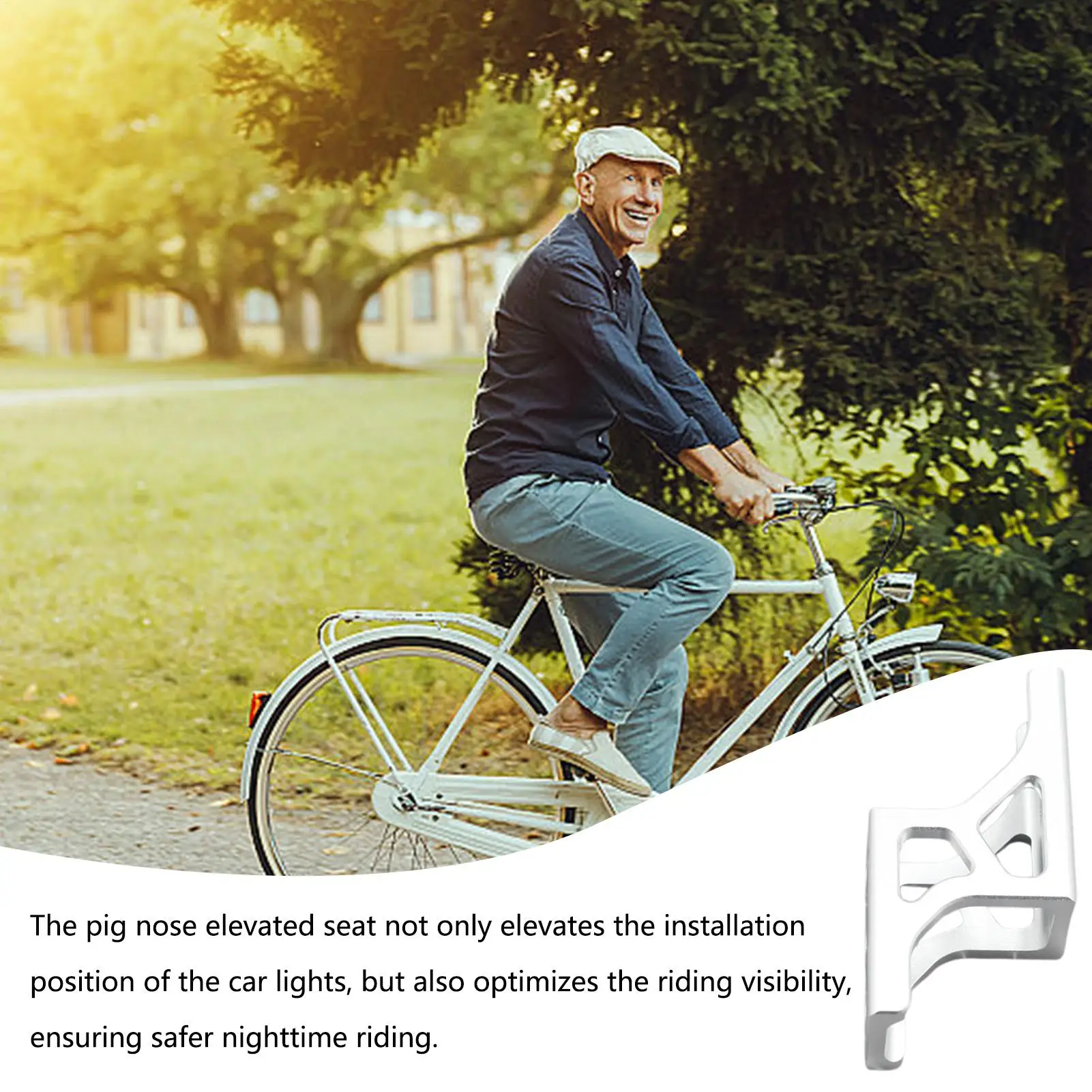 

Крепление для велосипедного носового светильника, конвертер из алюминиевого сплава, адаптер для держателя велосипедной сумки, адаптер для складного велосипеда, езды на велосипеде