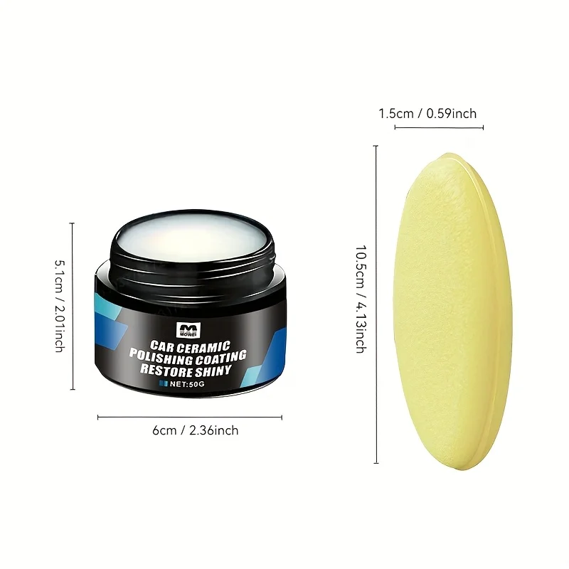 طلاء سيراميك نانو للسيارات - مقاوم للخدش، سهل الاستخدام، بدون بقايا، مناسب لجميع المركبات، إصلاح وتلميع الخدوش