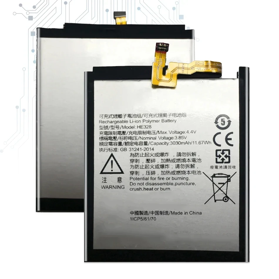 New High Quality 3030mAh HE328 HE 328 Battery for Nokia 8 Nokia8 TA-1004 TA-1012 TA-1052 Batteria + Free Tools