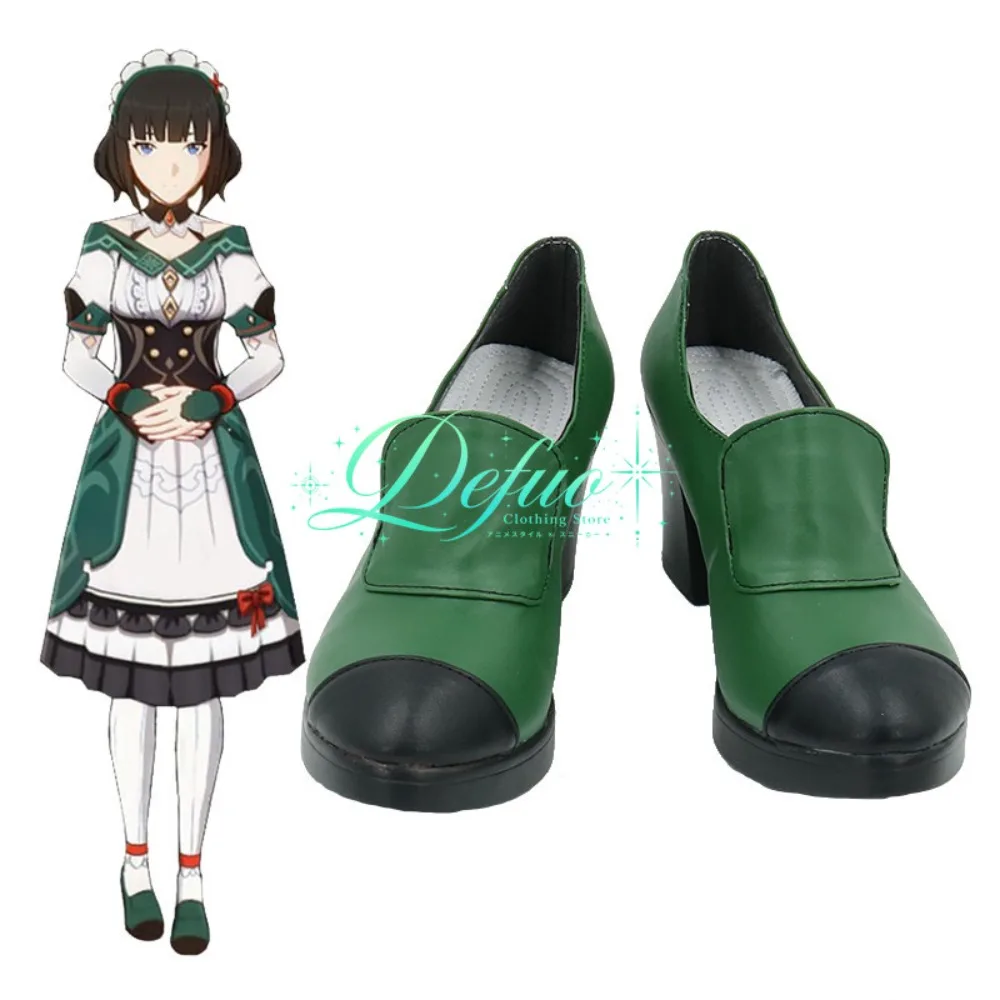 Genshin Impact Katheryne Cosplay Boots Custom Made for Halloween Game Convention Costume Party and Photo Shoot