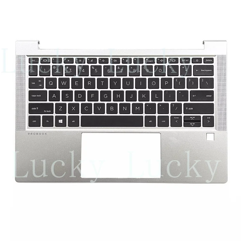 

Клавиатура и подставка для рук (пальмрест) для HP ProBook 430 G8 M24297-001, без подсветки, с разъемом SC, серебристая
