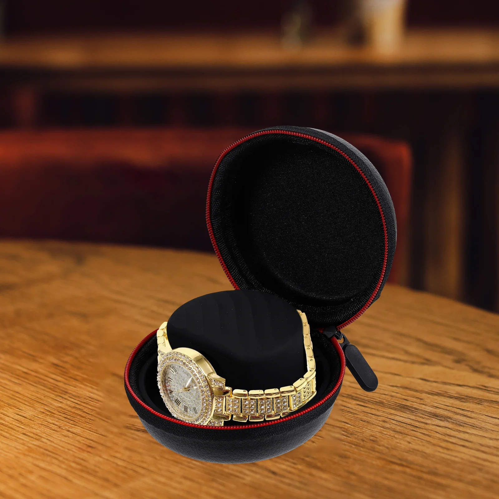 

1 set 1 Set Watch Case For Series 4 Shockproof Water Resistant Travel Organizer Durable Smartwatch Carrying Case