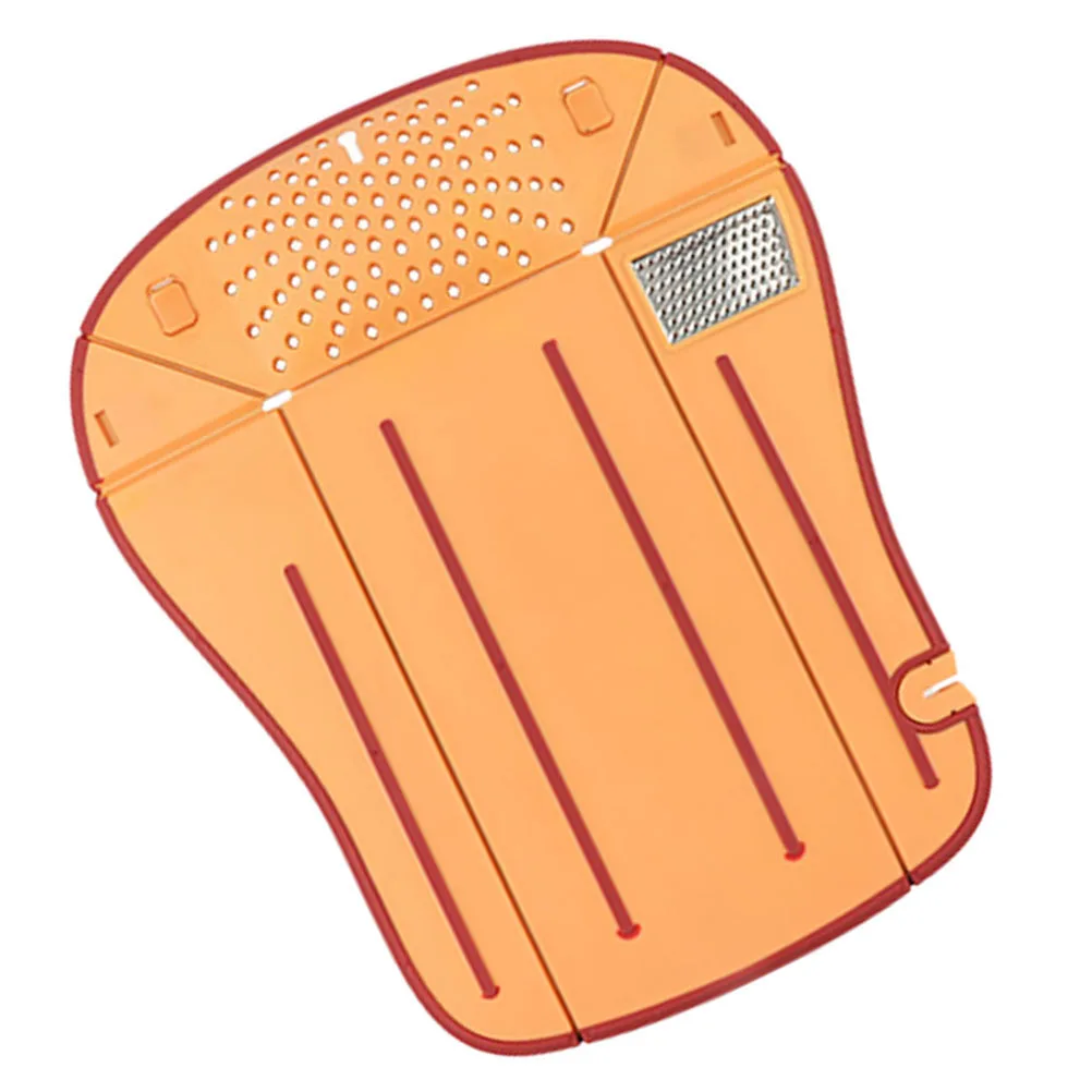 

Складная разделочная доска, многофункциональный кухонный инструмент, портативный, легкий, из нержавеющей стали, пластик для кемпинга на открытом воздухе