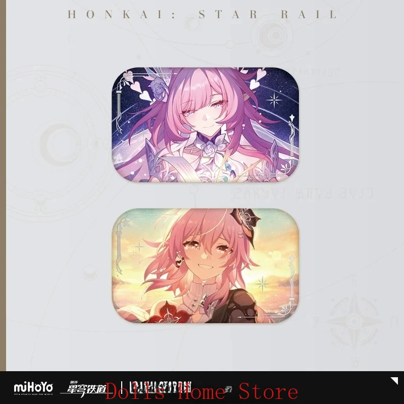 لعبة Merch miHoYo الرسمية Honkai Star Rail الأصلية الأصلية YNTXDHY 2 شارة حامل أكريليك ورق ملون هدية Dan Heng Cyrene #4