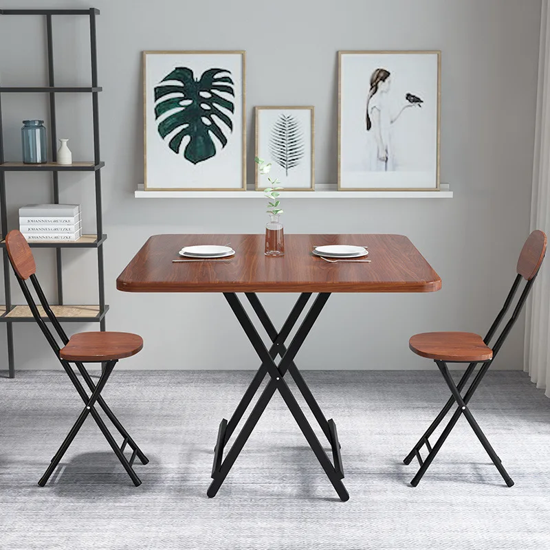 Foldable table Household dining table