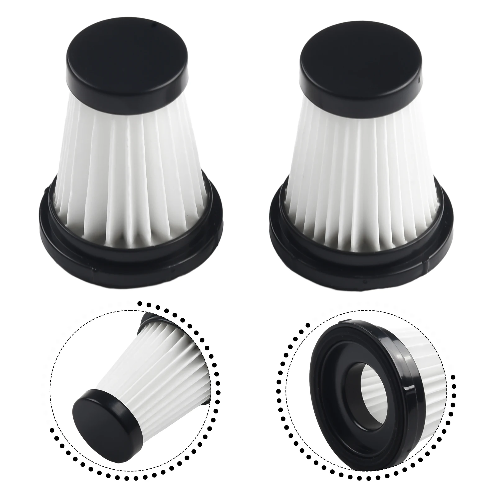 Элементные фильтры, 2 шт./компл., аксессуары, беспроводной пылесос, многоразовый пылесос, моющийся защитный двигатель, высокое качество