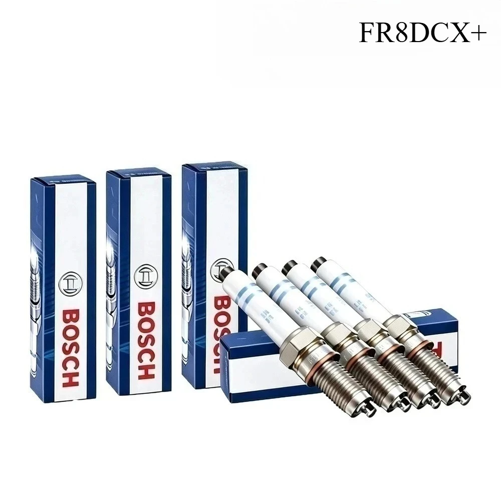 Genuine Bosch FR8DCX+ Spark Plug For VW Santana Vista 1.8 Anti-Carbon Fuel Saving Auto Maintenance Spare Parts