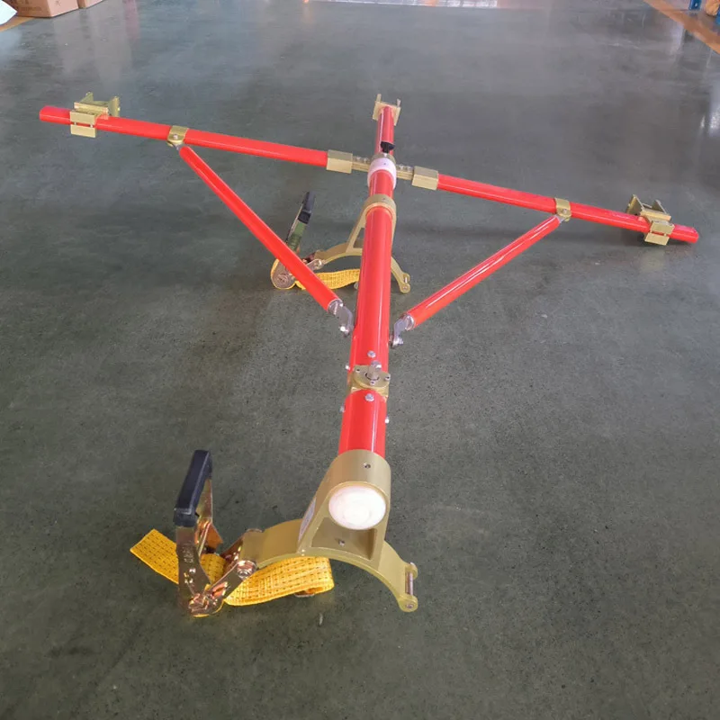 Construction work Three-phase conductor strut Combined cable fixing device High voltage three-phase conductor strut