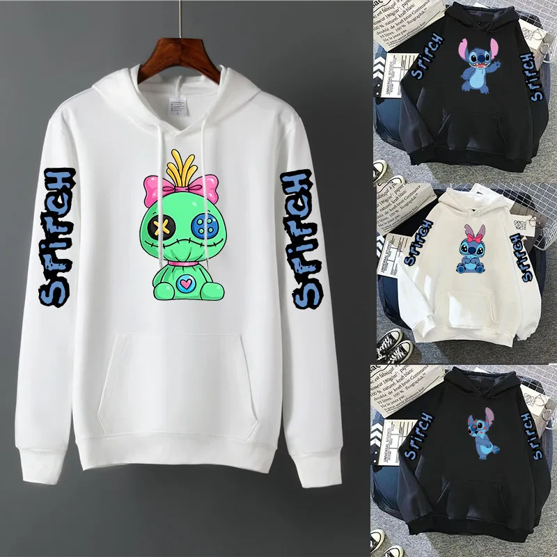 

Kawaii Stitch Disney Hoodie Women's Sweatshirts Y2k Hoodies Long Sleeve Woman Clothing Hoodies Y2k Sweatshirts Hooded Shirt 2024