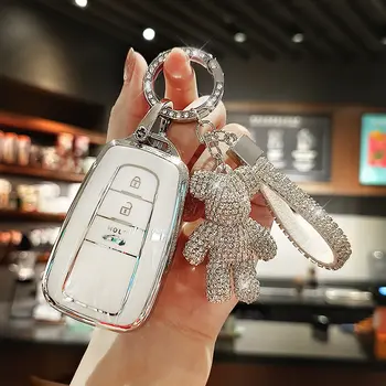 Módní TPU pouzdro na dálkové ovládání od auta s přívěskem pro Toyota CHR C-HR RAV4 Prius Camry Corolla Altis Land Cruiser Prado Keyless 10 nejlepší prodej Kryt klíče od Toyoty Prius - №7