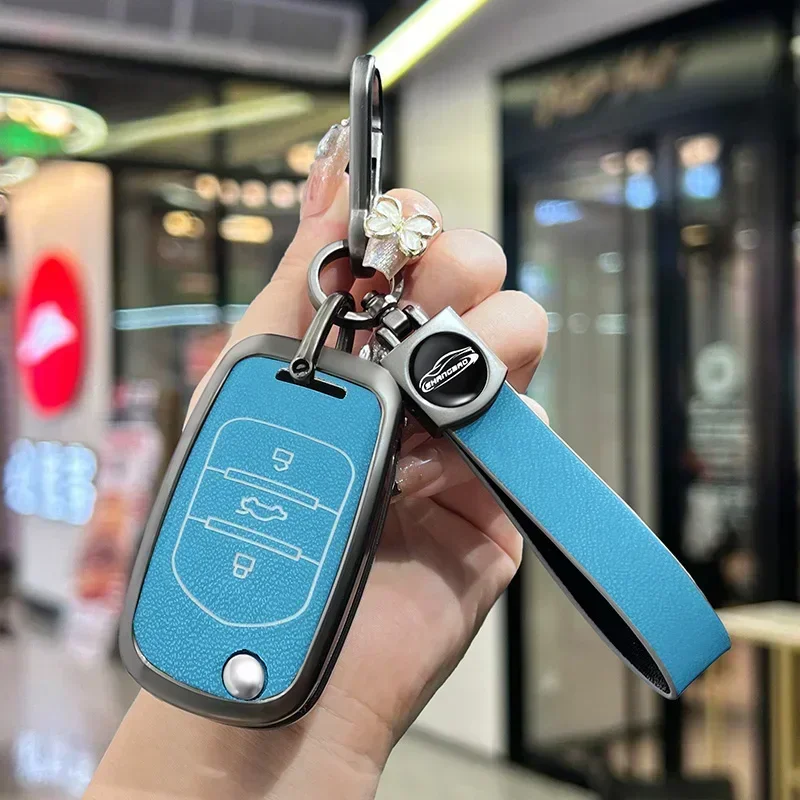 

Fashion Zinc Alloy Car Flip Key Case Keychain Suitable For Baojun 560 Rs-5 530 630 310 E100 310W 510 730 360 Bracket Accessories