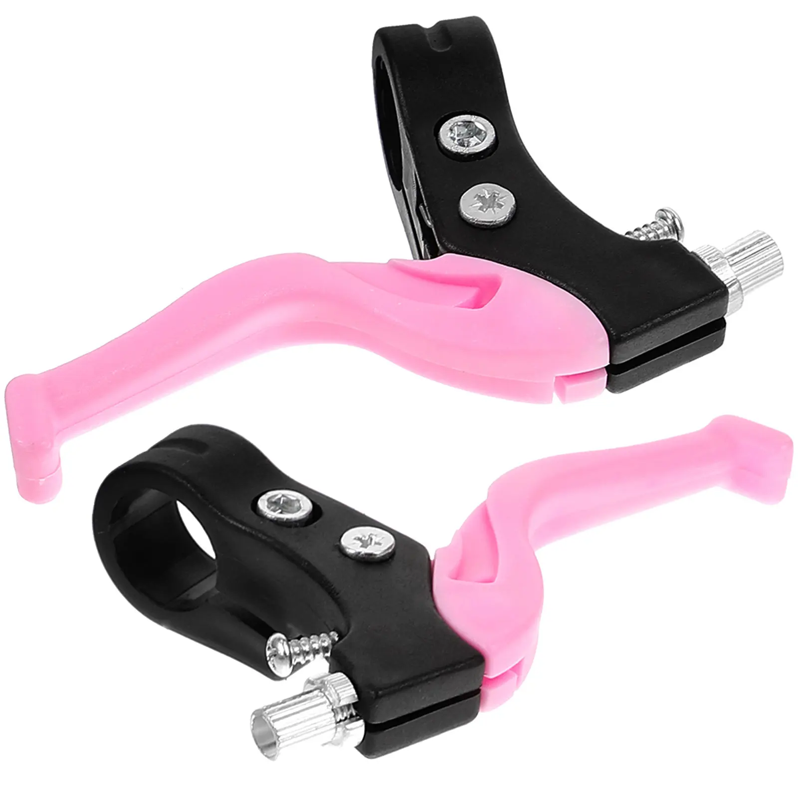1Pair Bike Brake Levers for Children Heavy Duty Plastic Metal Construction Lightweight Ergonomic Design Perfect
