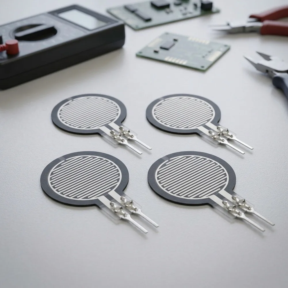 FSR402 Pressure Sensor Module 4pcs Set Millisecond Response Time Over 1M Press Cycles for Long-Term Cyclic Applications