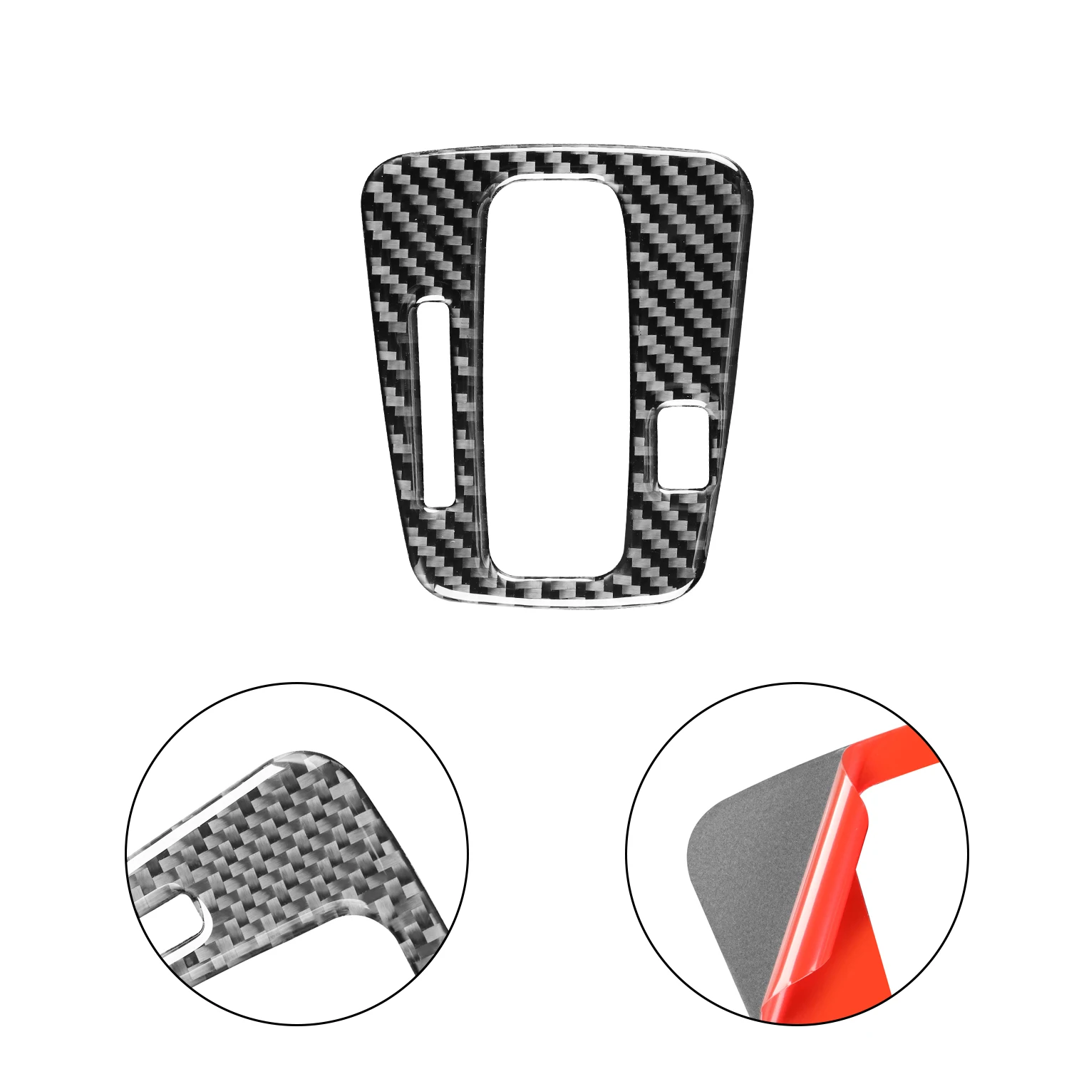 For Honda CRV 2007-2011 Car Carbon Fiber Interior Center Control Gear Shift Panel Frame Cover Protective Trim Pegatinas De Coche