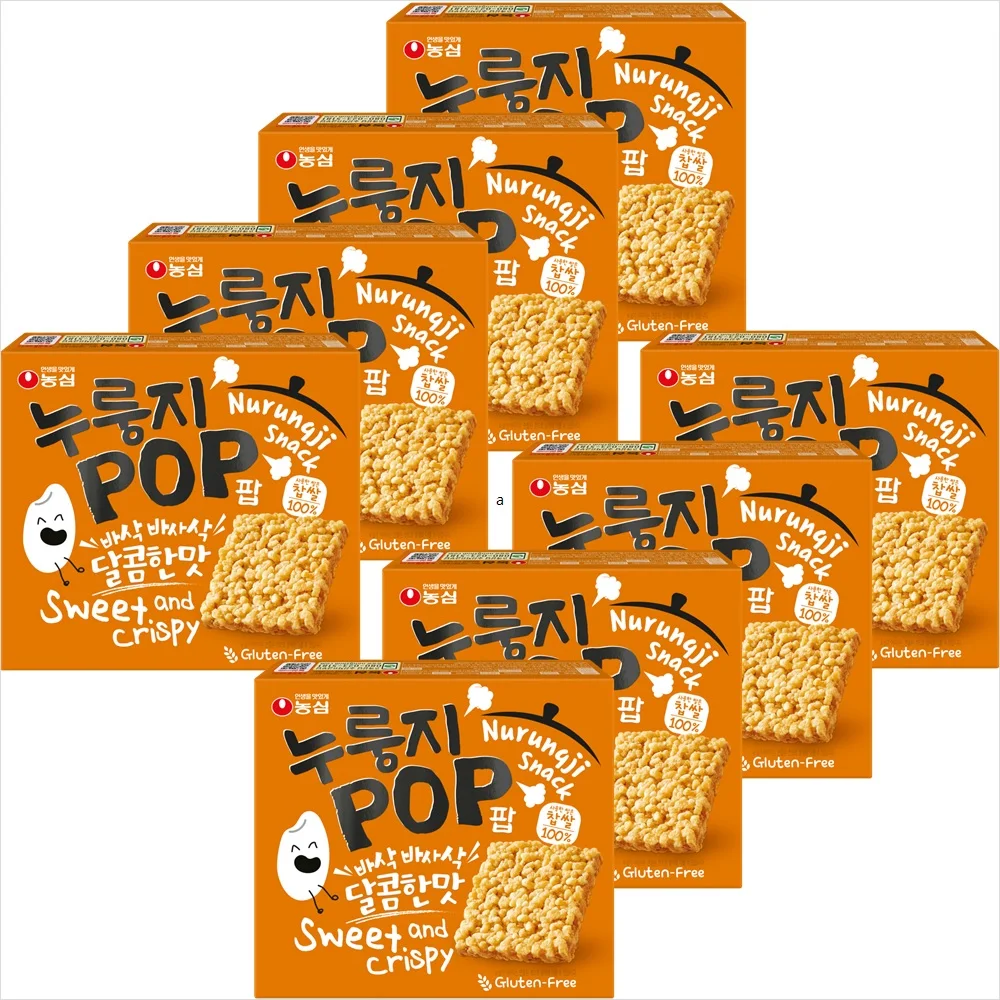 Nongshim Nokoji Pop 142g X 8 (Compre 2 juegos y obtenga 1000 libremente X larga vida útil)