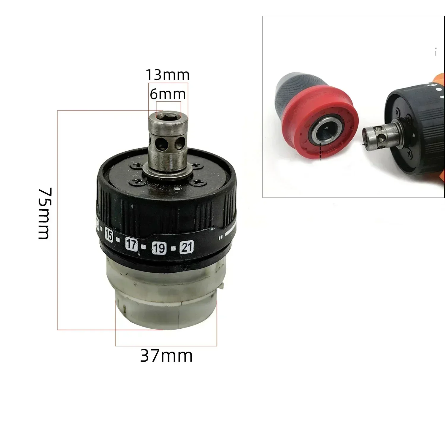 Quick Connect Drill Chuck Assembly 0 8 10mm For Electric Drill With Hardened Steel And Wide Clamp Capacity For Drilling Tasks