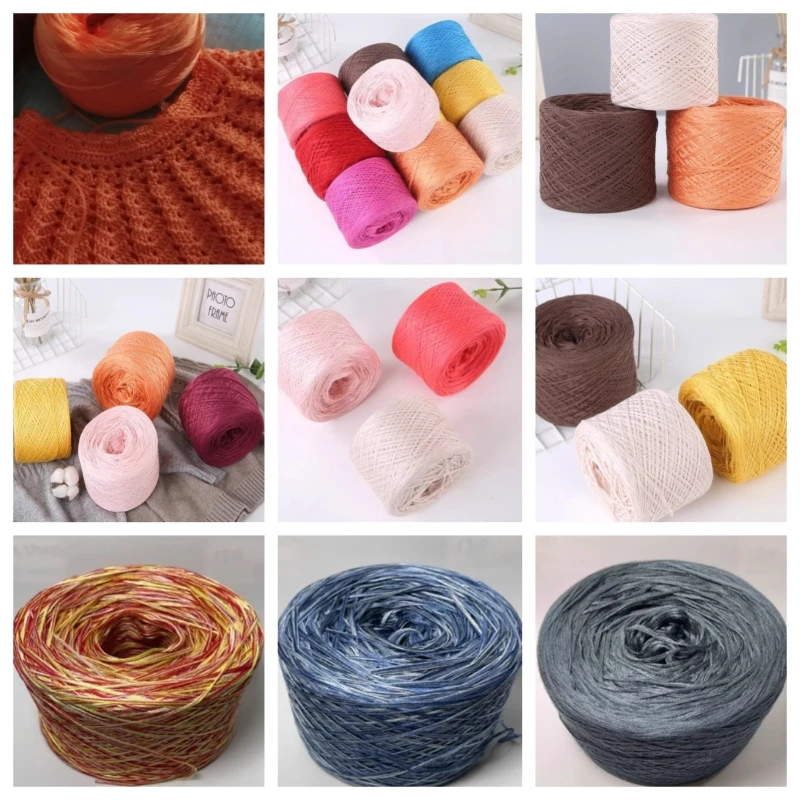 

500g Pure Cotton Yarn All-cotton Thread Handmade Sweater Scarf Shawl Hat Making, Knitting Crocheting Raw Materials Ball of Yarn
