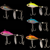 Rotating Tail VIB vibration Bait Spinner Spoon Fishing Lures Jigs Tractor Fishing Hard Baits Tackle Pesca
