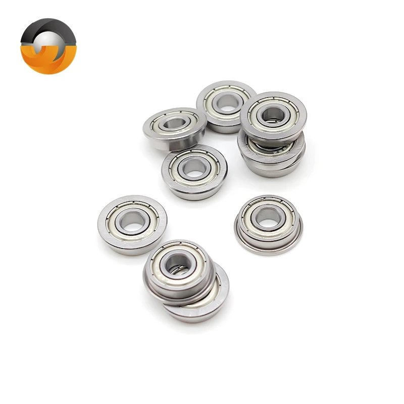 

10PCS F695ZZ Flanged Ball Bearings 5x13x4mm Deep Groove Double Shielded High Quality Ra 0 2