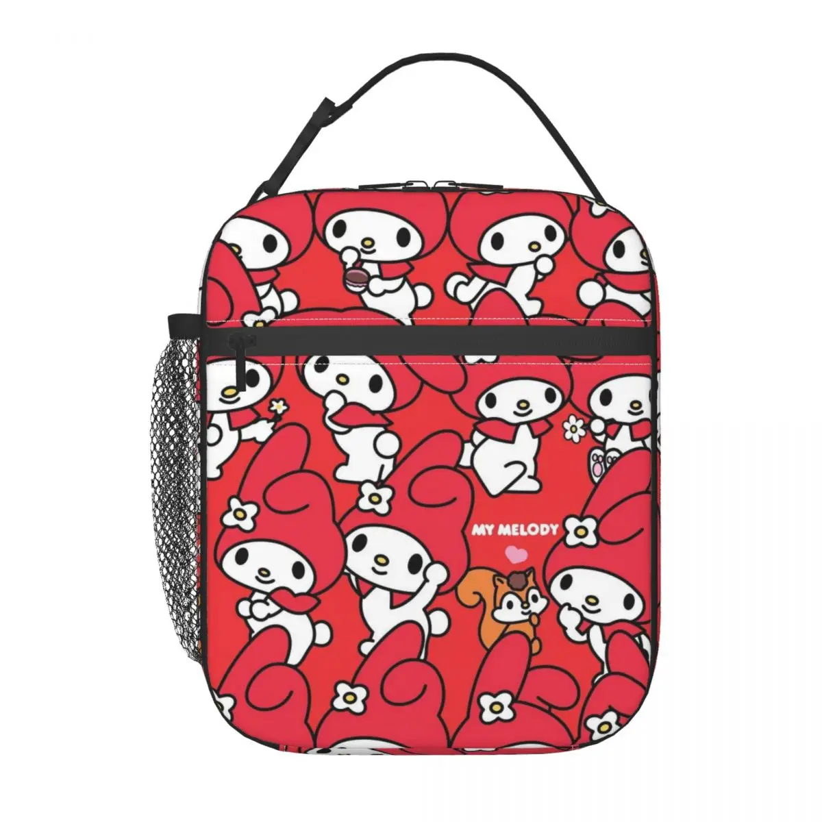 マイメロディ漫画マーチ断熱ランチバッグ仕事用食品保存袋ポータブルサーマルクーラー弁当箱