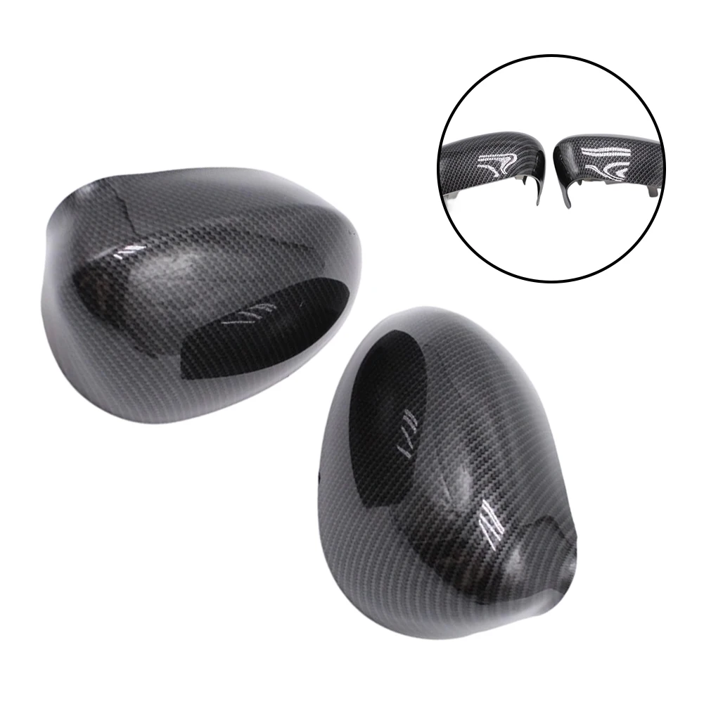 Car Mirror Replacement Rearview Mirror Cover Side Mirror Housing ABS Exterior Shell Quick Installation For Fiat 500 2007-2023