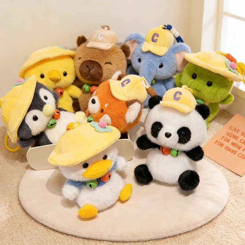 

Fun Animal Scented Hanging Accessories Plush Kawaii Panda Duck Penguin Doll Elephant Table Companion Toy Super Soft Gift Kids