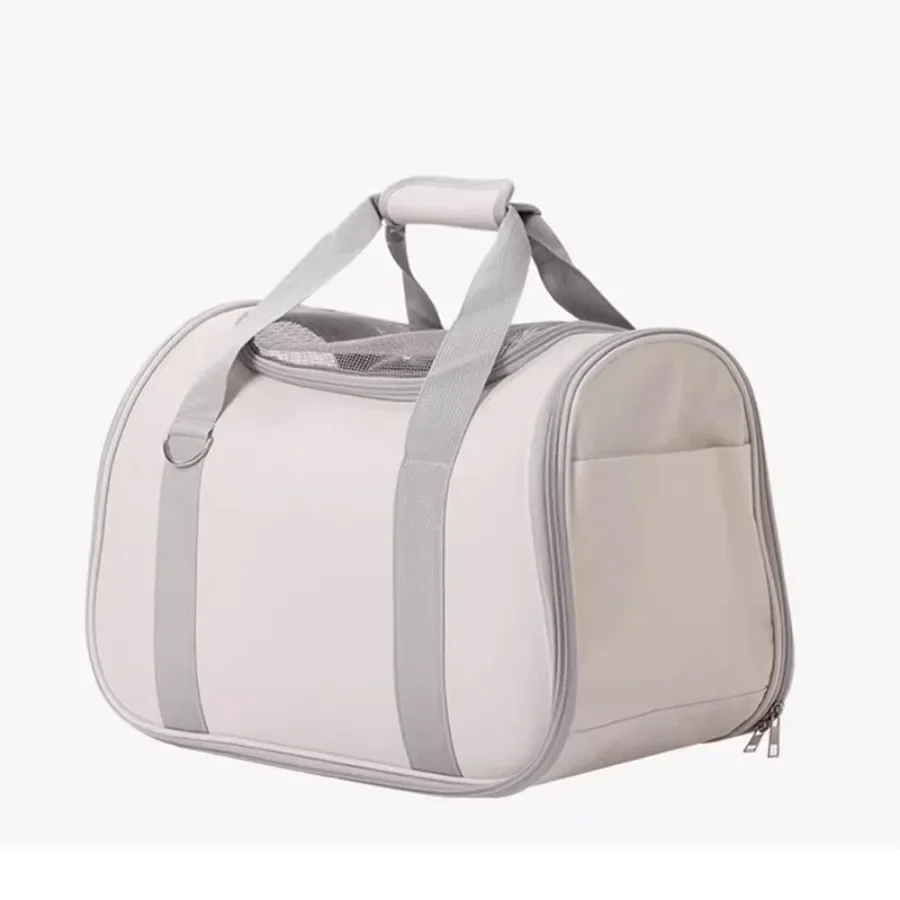 Bolsa de viaje de diseñador para gato, Bolsa de hombro de lona grande, transpirable, portátil, para exteriores