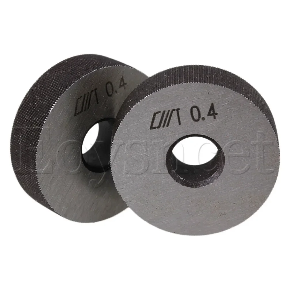 ‌ Herramienta de moleteado recto de 8x28mm, paso de 0,4mm para metalurgia, 2 uds. ‌